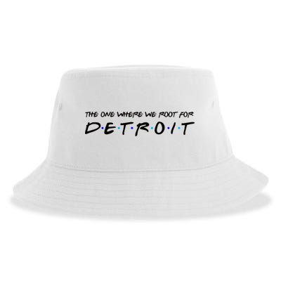 The One Where We Root For Detroit Sustainable Bucket Hat
