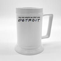 The One Where We Root For Detroit Beer Stein