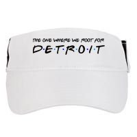 The One Where We Root For Detroit Adult Drive Performance Visor