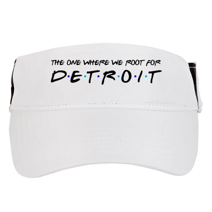 The One Where We Root For Detroit Adult Drive Performance Visor