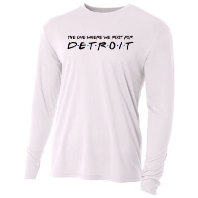 The One Where We Root For Detroit Cooling Performance Long Sleeve Crew