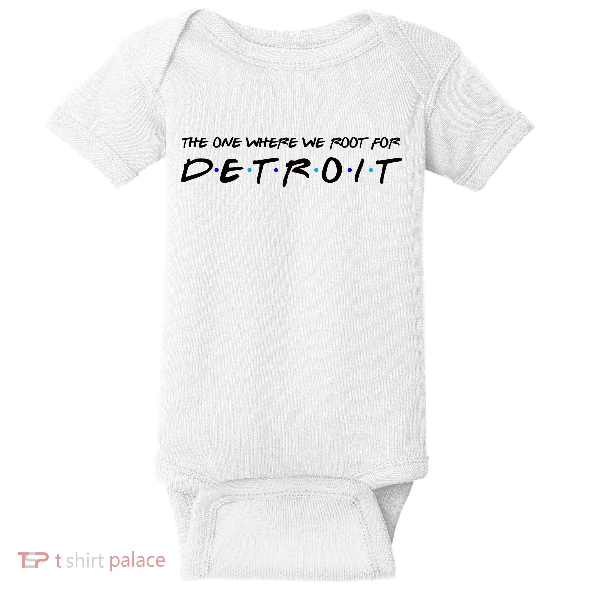 The One Where We Root For Detroit Baby Bodysuit