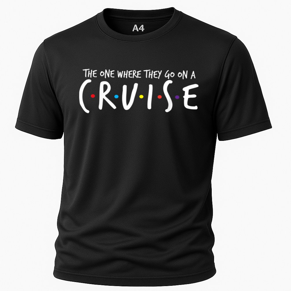 The One Where They Go On A Cruise-Family Cruise Vacation Cooling Performance Crew T-Shirt