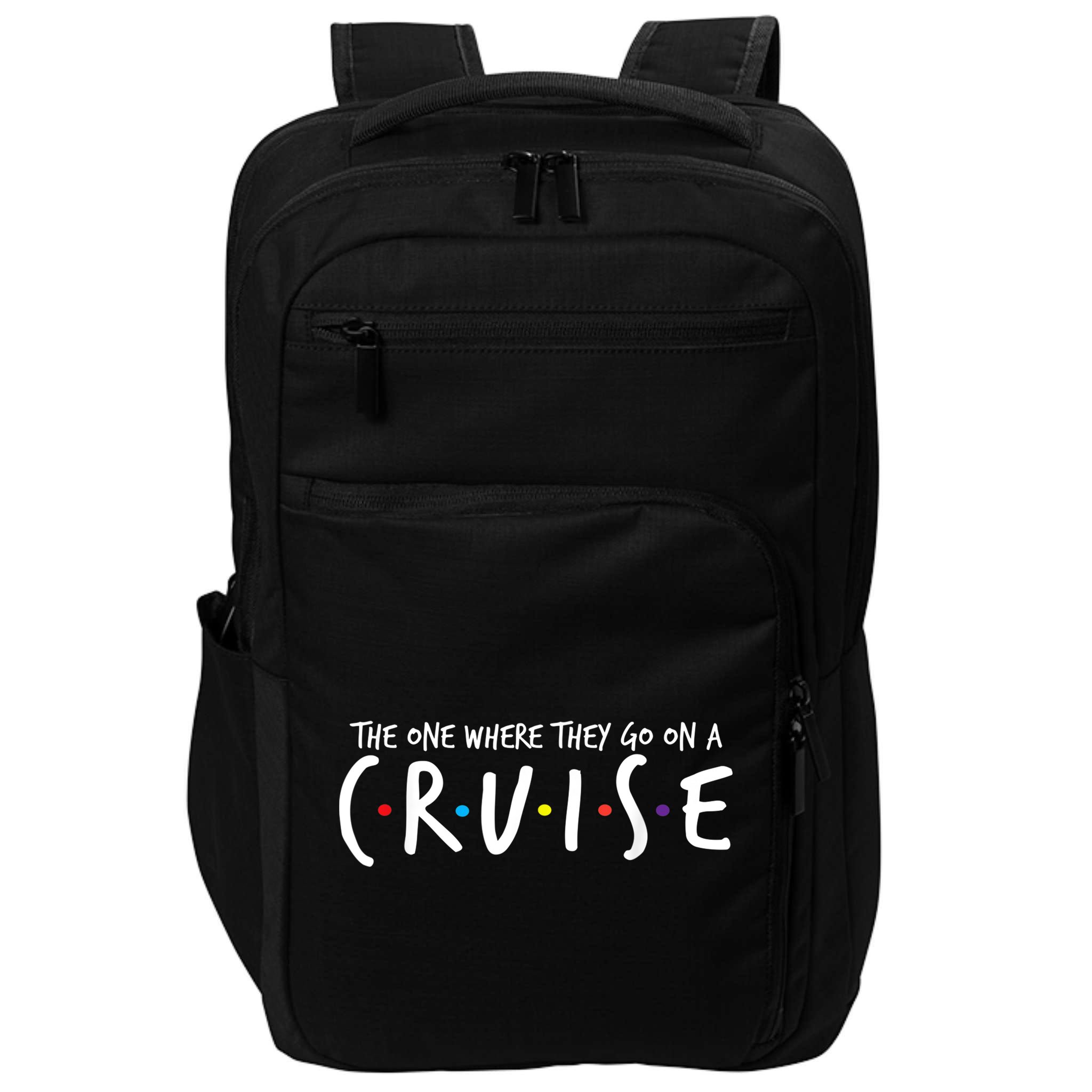 The One Where They Go On A Cruise-Family Cruise Vacation Impact Tech Backpack