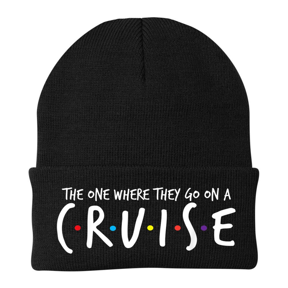 The One Where They Go On A Cruise-Family Cruise Vacation Beanie