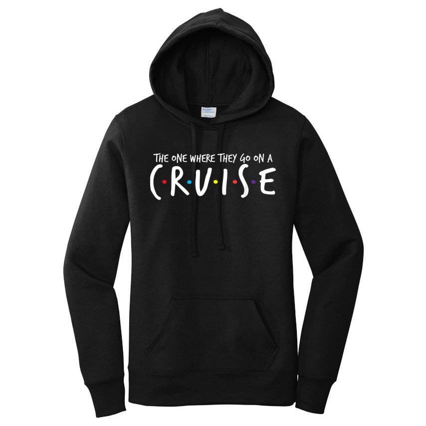 The One Where They Go On A Cruise-Family Cruise Vacation Women's Pullover Hoodie