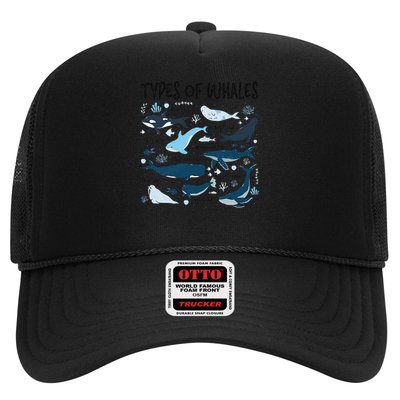 Types of Whales Cute Whale Breeds Species - Whale Lovers Trucker Hat
