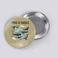 Types of Whales Cute Whale Breeds Species - Whale Lovers Button