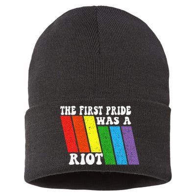 The One Where I Teach 4th Grade Teacher Sustainable Knit Beanie