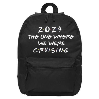 The One Where We Were Cruising 2024 16 in Basic Backpack