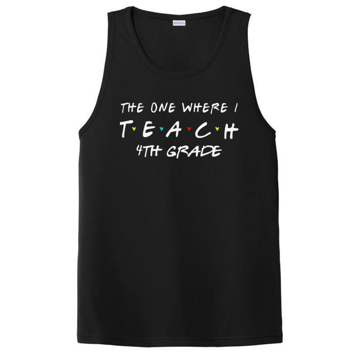 The One Where I Teach 4th grade Teacher PosiCharge Competitor Tank