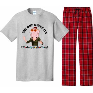 The One Where Its Thanksgiving Friends Monica Turkey Head Pajama Set