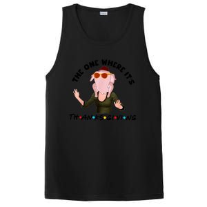 The One Where Its Thanksgiving Friends Monica Turkey Head PosiCharge Competitor Tank