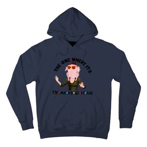 The One Where Its Thanksgiving Friends Monica Turkey Head Hoodie