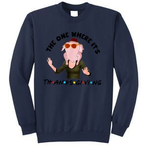 The One Where Its Thanksgiving Friends Monica Turkey Head Sweatshirt