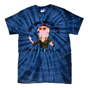 The One Where Its Thanksgiving Friends Monica Turkey Head Tie-Dye T-Shirt