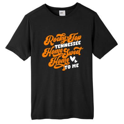 Tennessee Orange White Rocky Tn Home Sweet Home Top Retro Tall Fusion ChromaSoft Performance T-Shirt