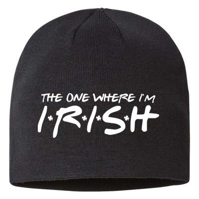The One Where Im Irish Funny St Patricks Day Sustainable Beanie