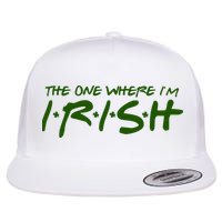 The One Where Im Irish Funny St Patricks Day Flatbill Hat