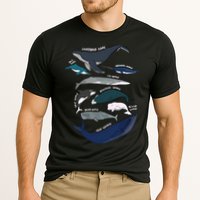 Types Of Whales Cute Ocean Mammals Guide Performance Shirt