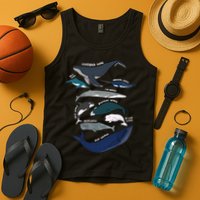 Types Of Whales Cute Ocean Mammals Guide Tank Top