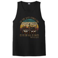 The One Who Stands Firm Matthew 2413 Bible Verse PosiCharge Competitor Tank