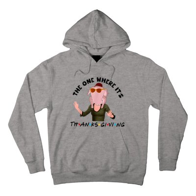 The One Where It's Thanksgiving Friends Monica Turkey Head Hoodie