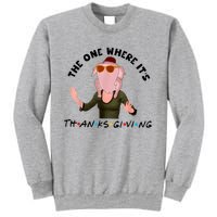 The One Where It's Thanksgiving Friends Monica Turkey Head Sweatshirt