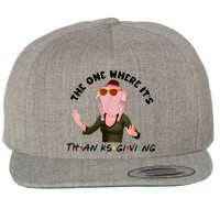 The One Where It's Thanksgiving Friends Monica Turkey Head Wool Snapback Cap