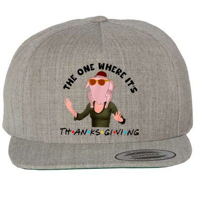 The One Where It's Thanksgiving Friends Monica Turkey Head Wool Snapback Cap