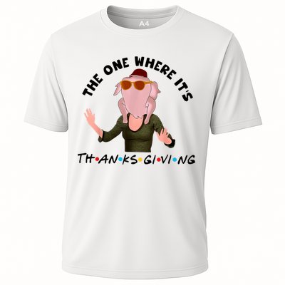The One Where It's Thanksgiving Friends Monica Turkey Head Performance Shirt