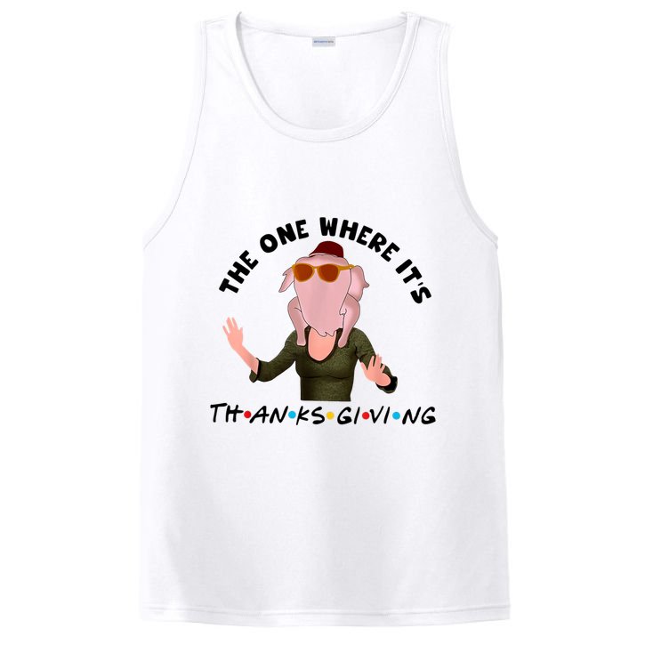 The One Where It's Thanksgiving Friends Monica Turkey Head PosiCharge Competitor Tank