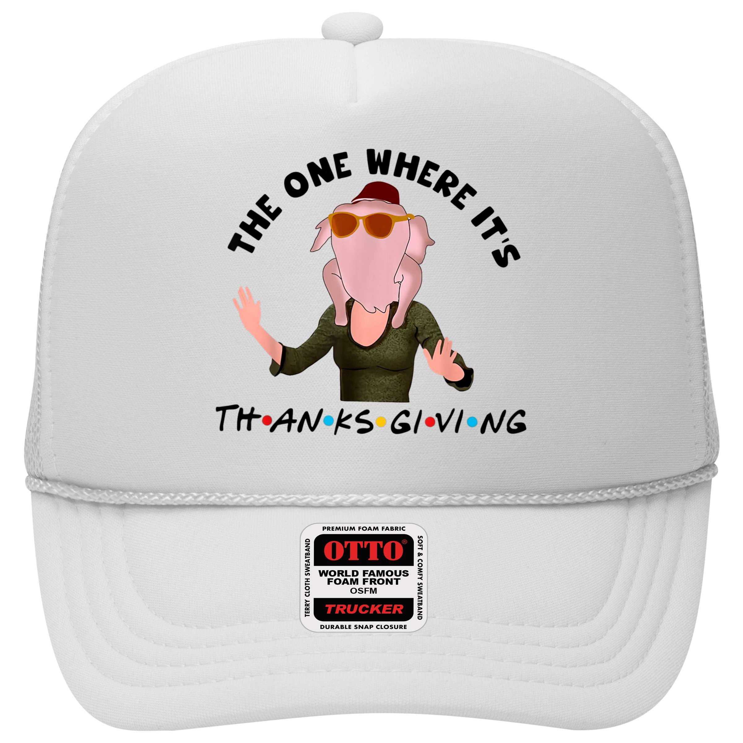 The One Where It's Thanksgiving Friends Monica Turkey Head Hat