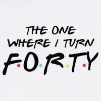 The One Where I Turn Forty Funny Happy 40th Birthday Sustainable Bucket Hat