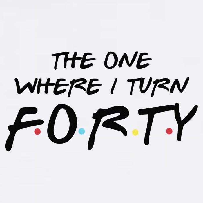 The One Where I Turn Forty Funny Happy 40th Birthday Sustainable Bucket Hat