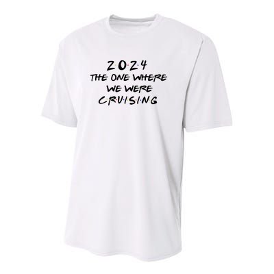 The One Where We Were Cruising 2024 Youth Performance Sprint T-Shirt