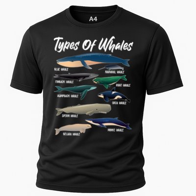 Types Of Whales Performance Shirt