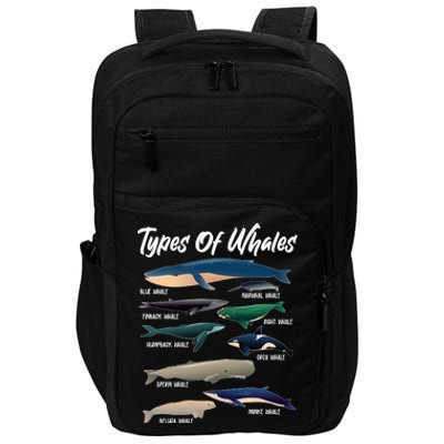 Types Of Whales Impact Tech Backpack