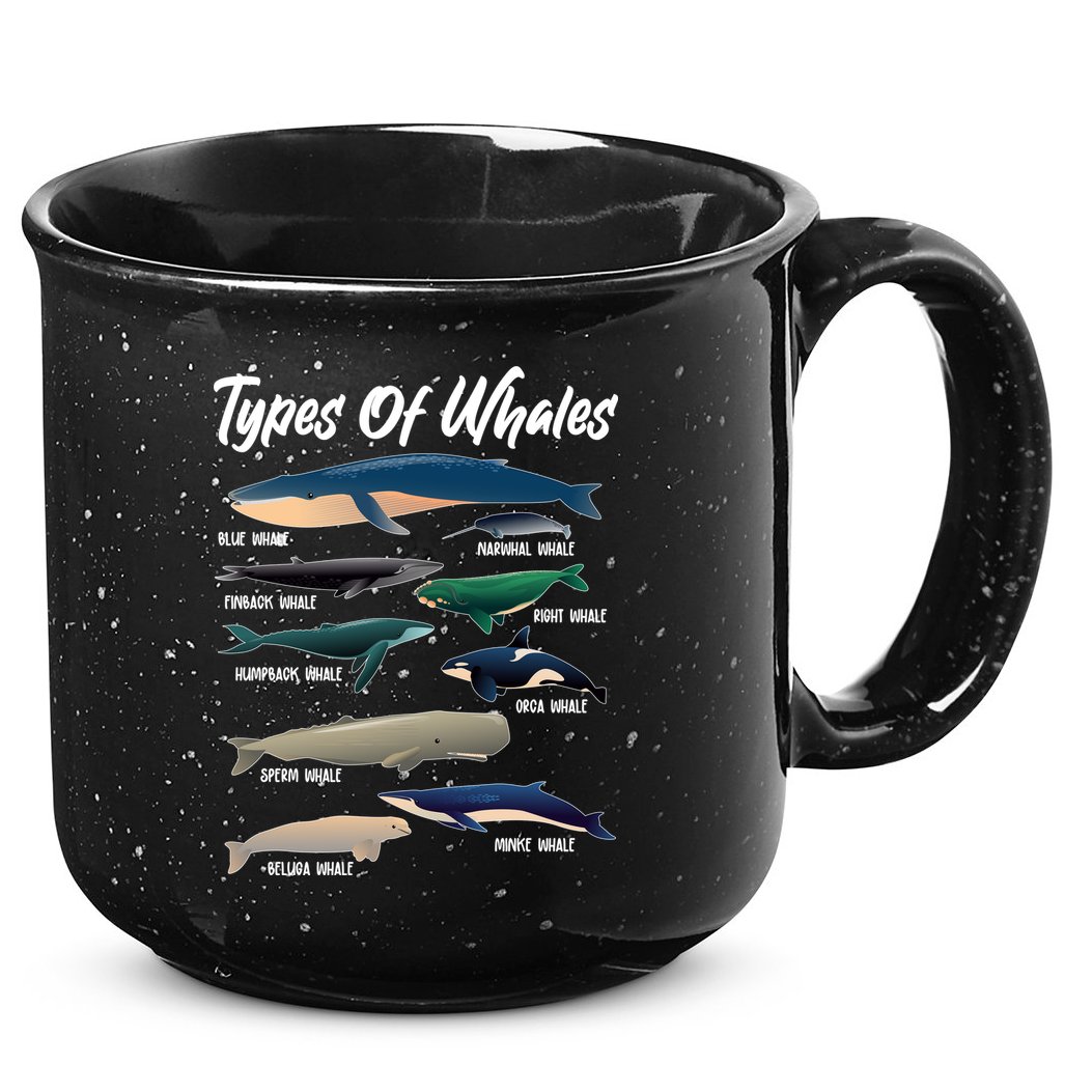 Types Of Whales 15oz Campfire Ceramic Mug
