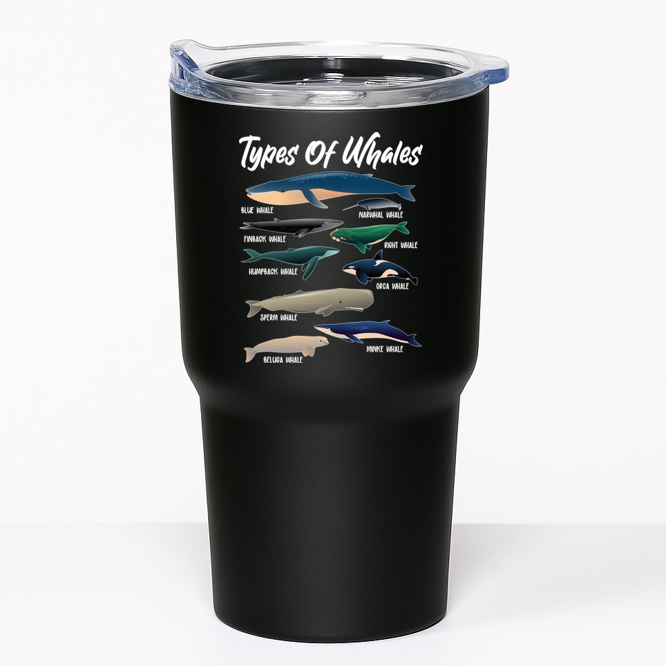 Types Of Whales Tumbler
