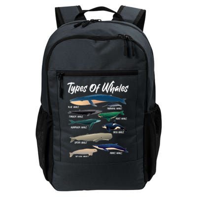 Types Of Whales Daily Commute Backpack