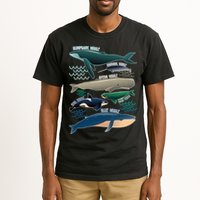 Types Of Whales Save The Whales Tall T-Shirt
