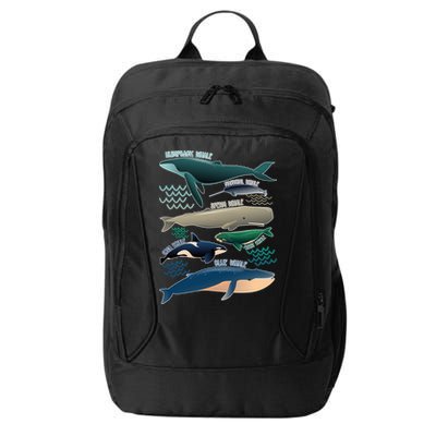 Types Of Whales Save The Whales City Backpack