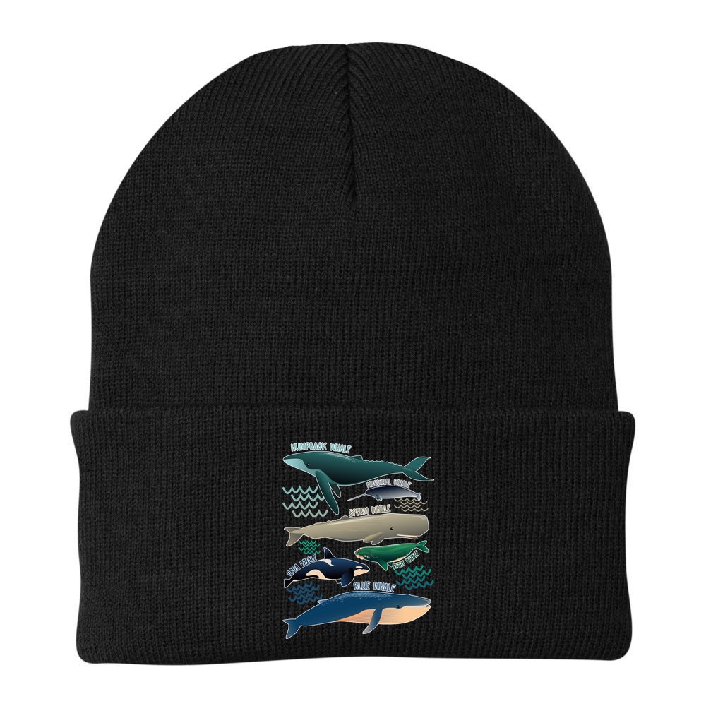 Types Of Whales Save The Whales Beanie