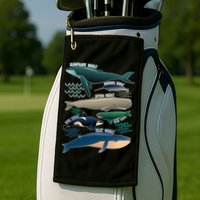 Types Of Whales Save The Whales Golf Towel