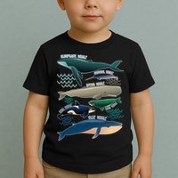 Types Of Whales Save The Whales Toddler T-Shirt