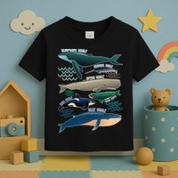 Types Of Whales Save The Whales Toddler T-Shirt