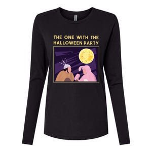 The One With The Halloween Party Bunny Friends Costume Womens Cotton Relaxed Long Sleeve T-Shirt