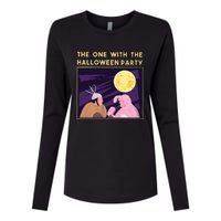 The One With The Halloween Party Bunny Friends Costume Womens Cotton Relaxed Long Sleeve T-Shirt