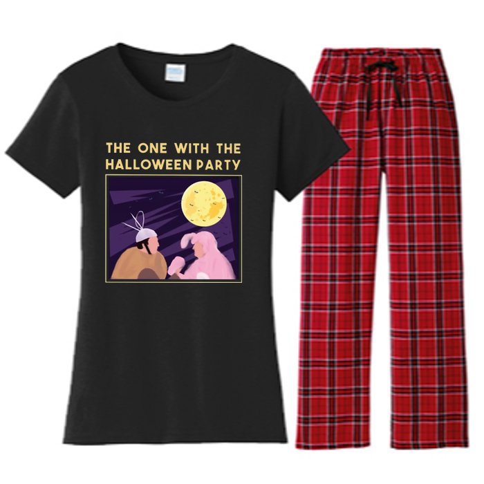 The One With The Halloween Party Bunny Friends Costume Women's Flannel Pajama Set